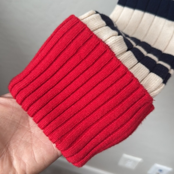 Maeve Rib Crew Compact Pullover Striped Sweater Size Small - Picture 6 of 8